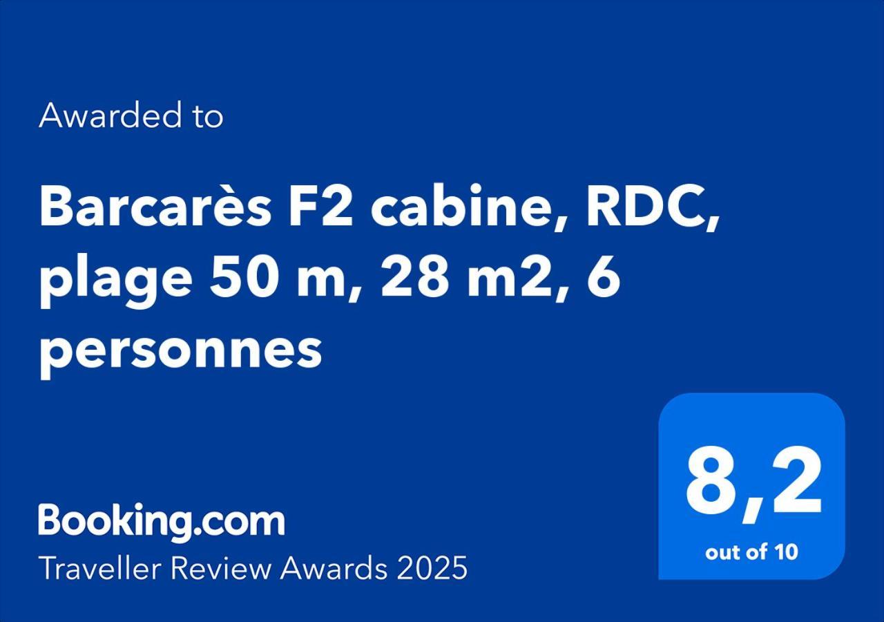 Barcares F2 Cabine, Rdc, 50 M, 28 M2, 6 Personnes Apartment *